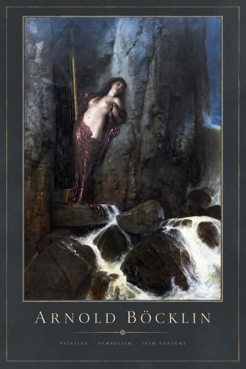 Arnold Böcklin The Spring No5 - Poszter