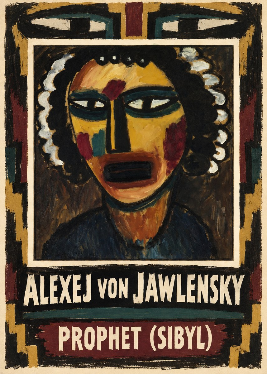 Alexej von Jawlensky Prophet (Sibil) No4 - Poszter