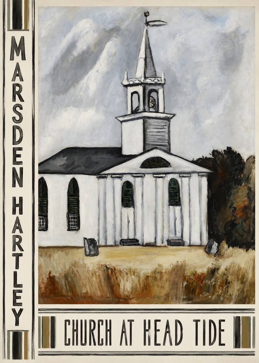 Marsden Hartley Church at Head Tide No3 - Poszter