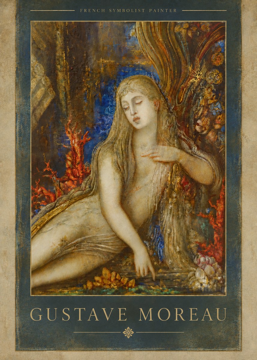 Gustave Moreau Galatea II No4 - Poszter