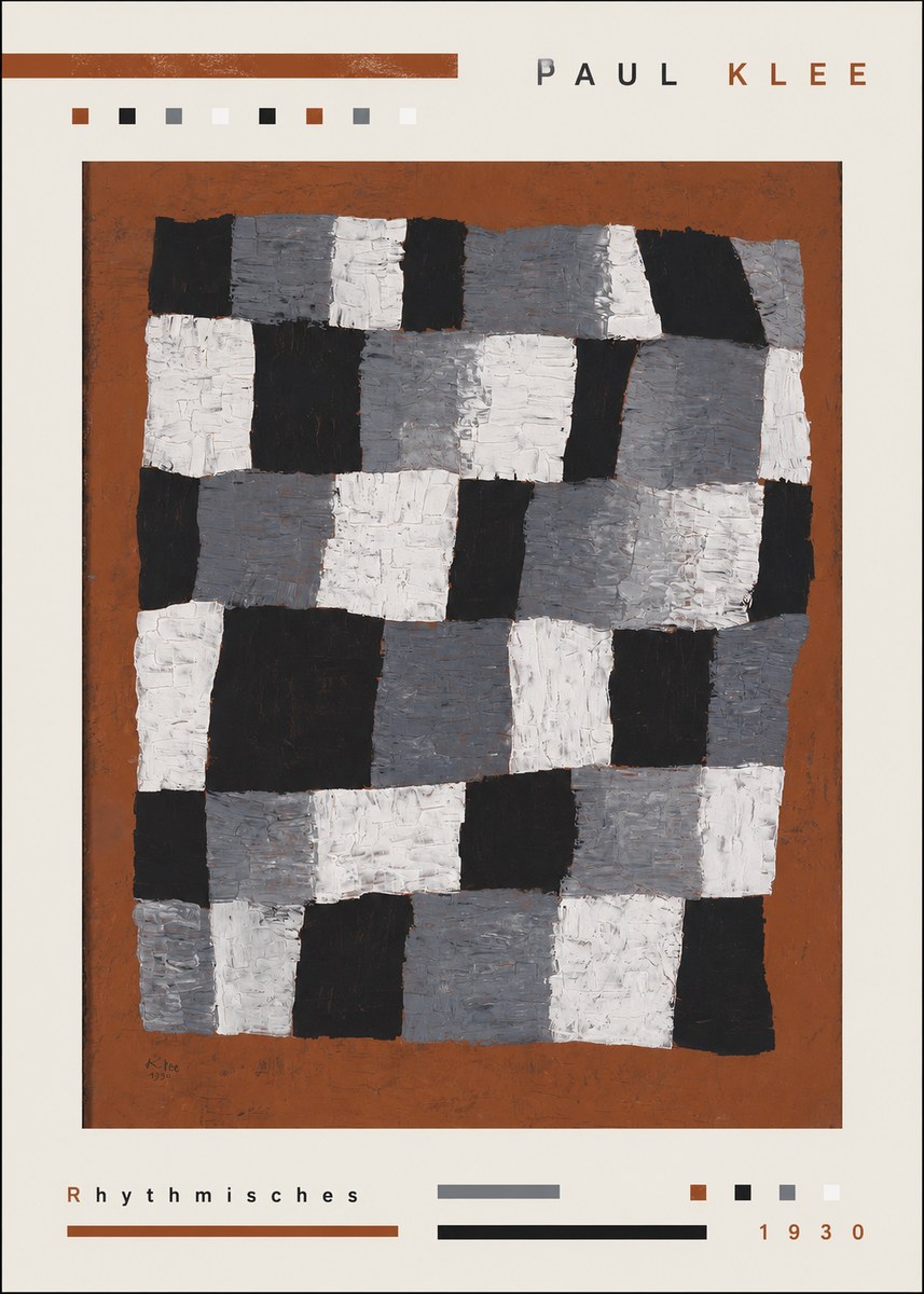 Paul Klee Rhythmisches No3 - Poszter