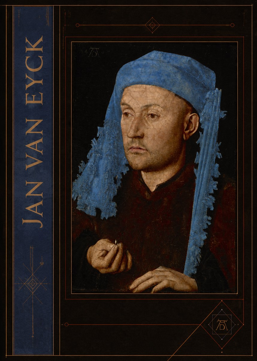 Jan van Eyck Portrait of a Man (Léal Souvenir) No2 - Poszter