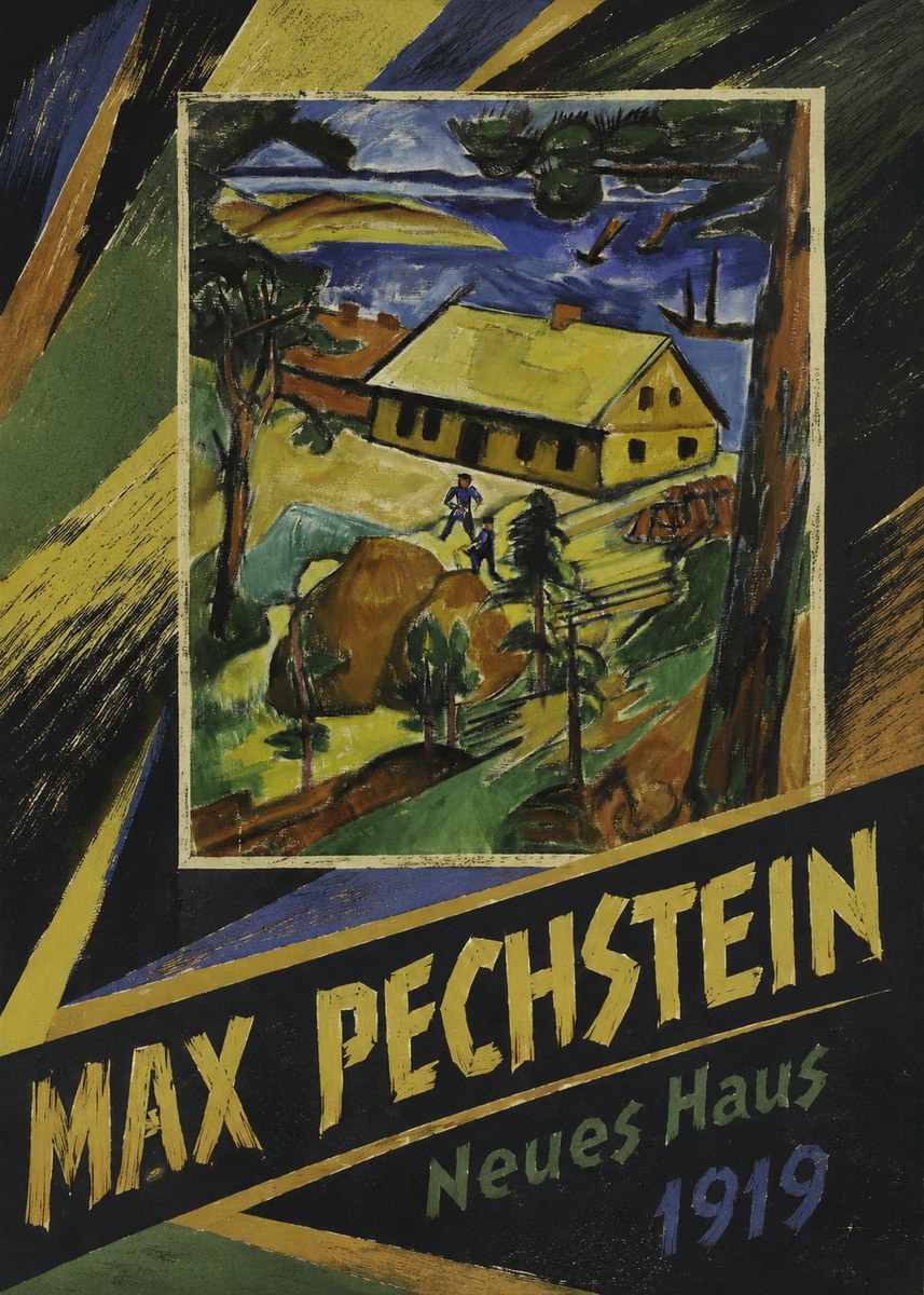 Max Pechstein Neues Haus No4 - Poszter