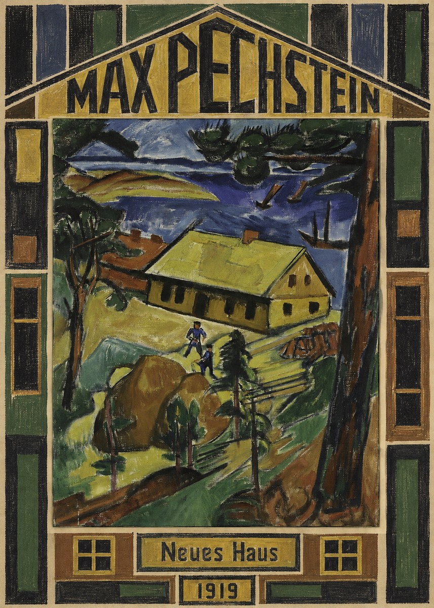 Max Pechstein Neues Haus No5 - Poszter