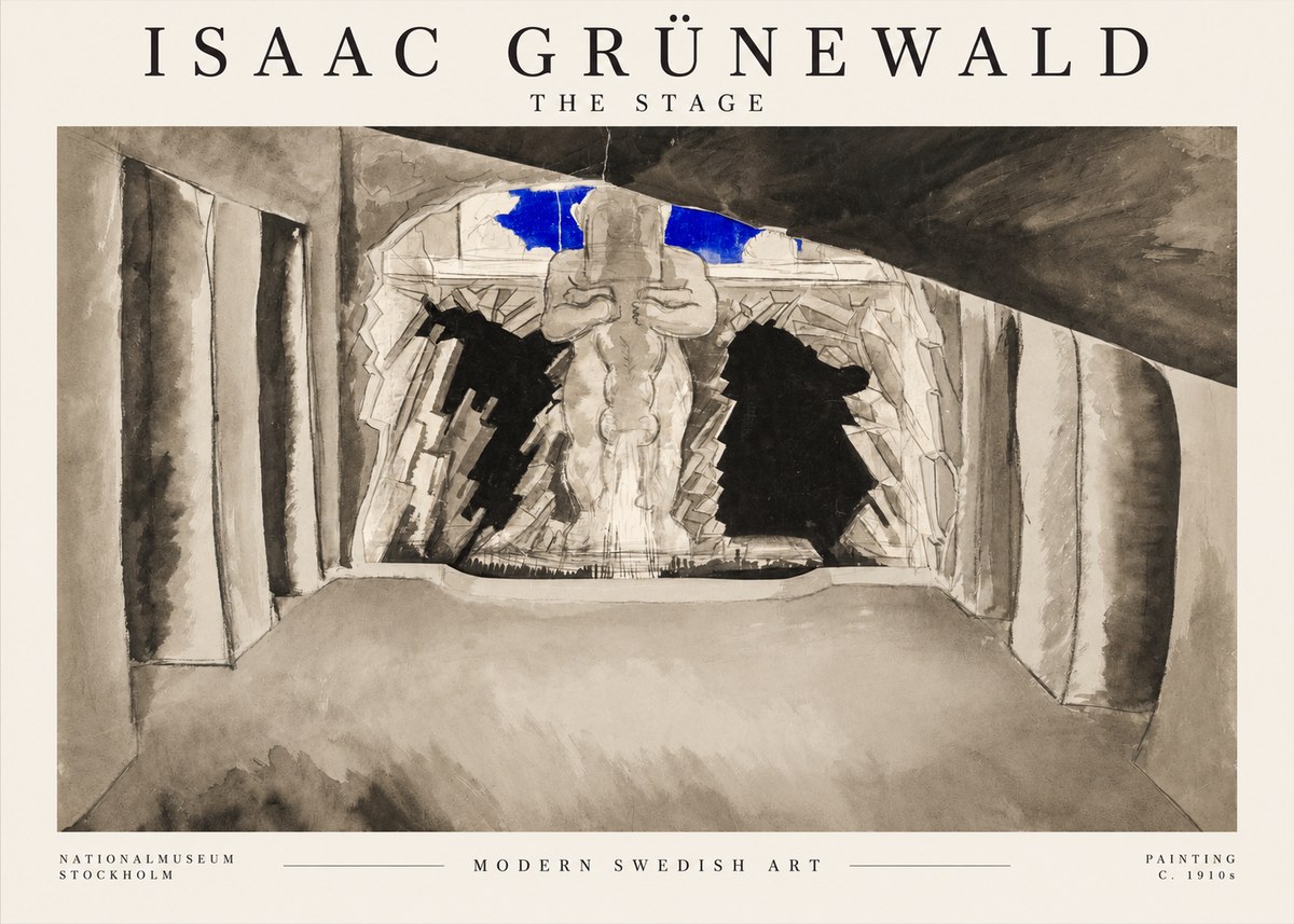 Isaac Grünewald The Stage No1 - Poszter