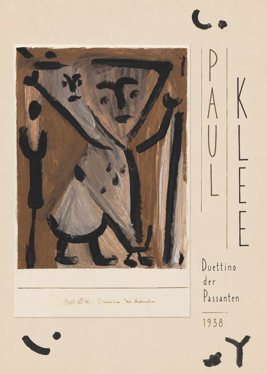 Paul Klee Duettino Der Passanten No5 - Poszter