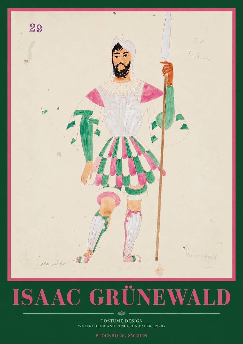 Isaac Grünewald Costume Design No. 29 No1 - Poszter