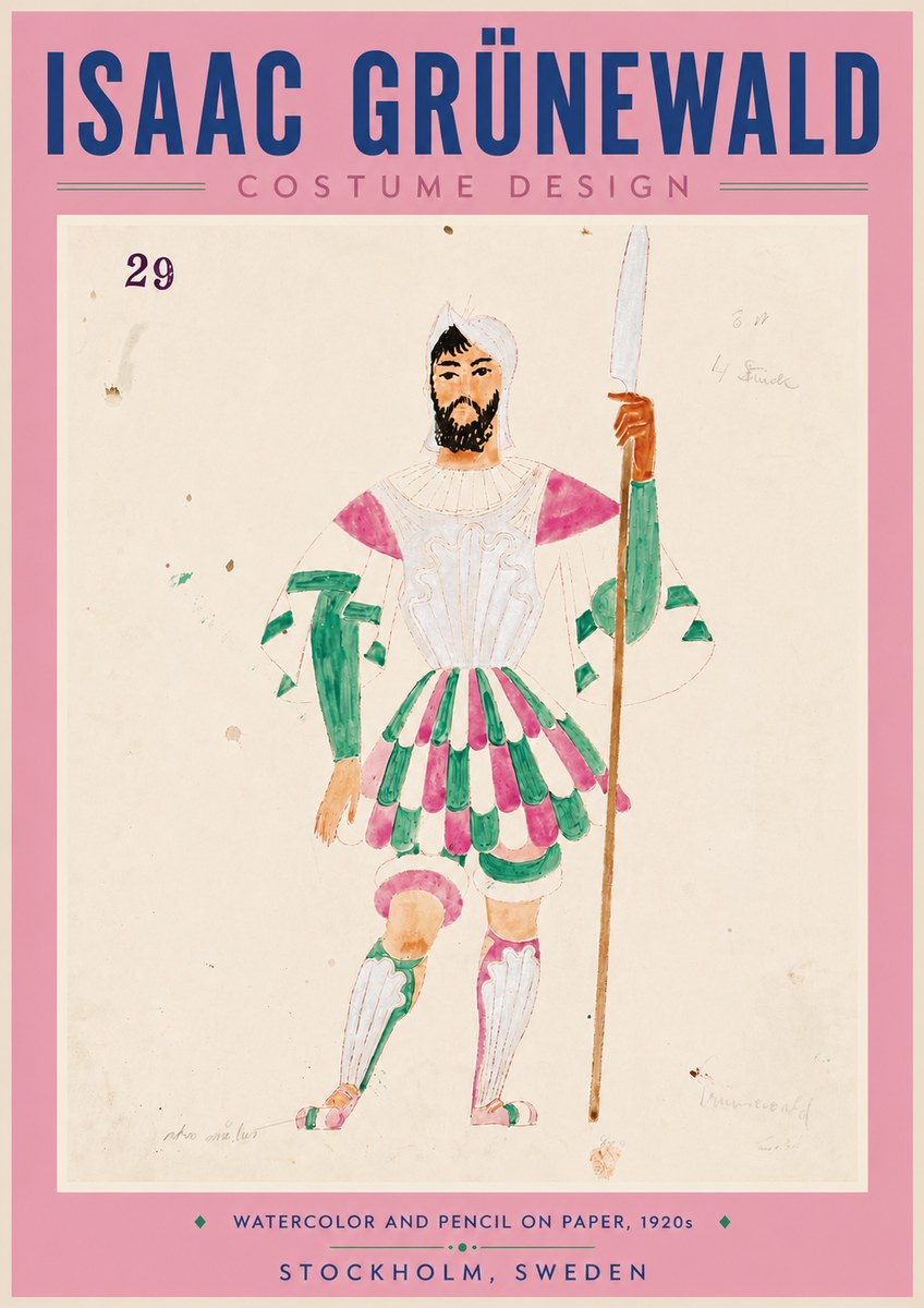 Isaac Grünewald Costume Design No. 29 No6 - Poszter