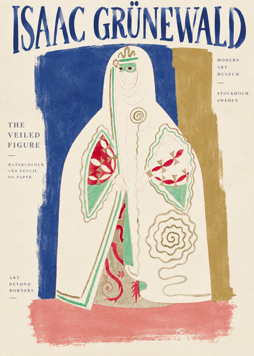 Isaac Grünewald The Veiled Figure No4 - Poszter