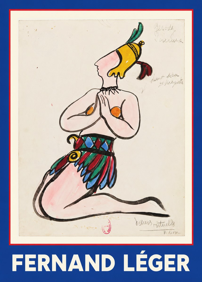 Fernand Léger Dans Rituels No1 - Poszter