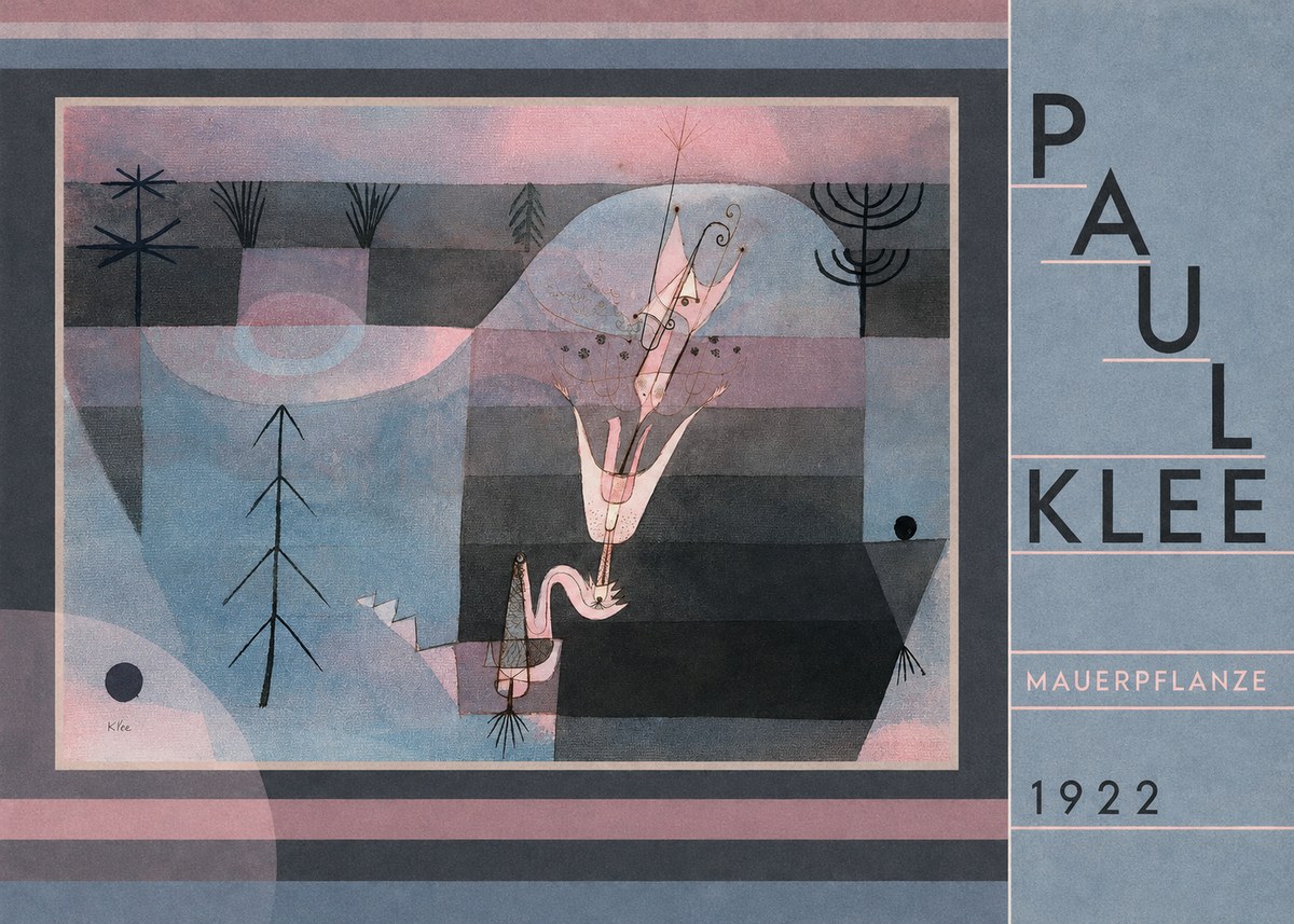 Paul Klee Mauerpflanze No6 - Poszter
