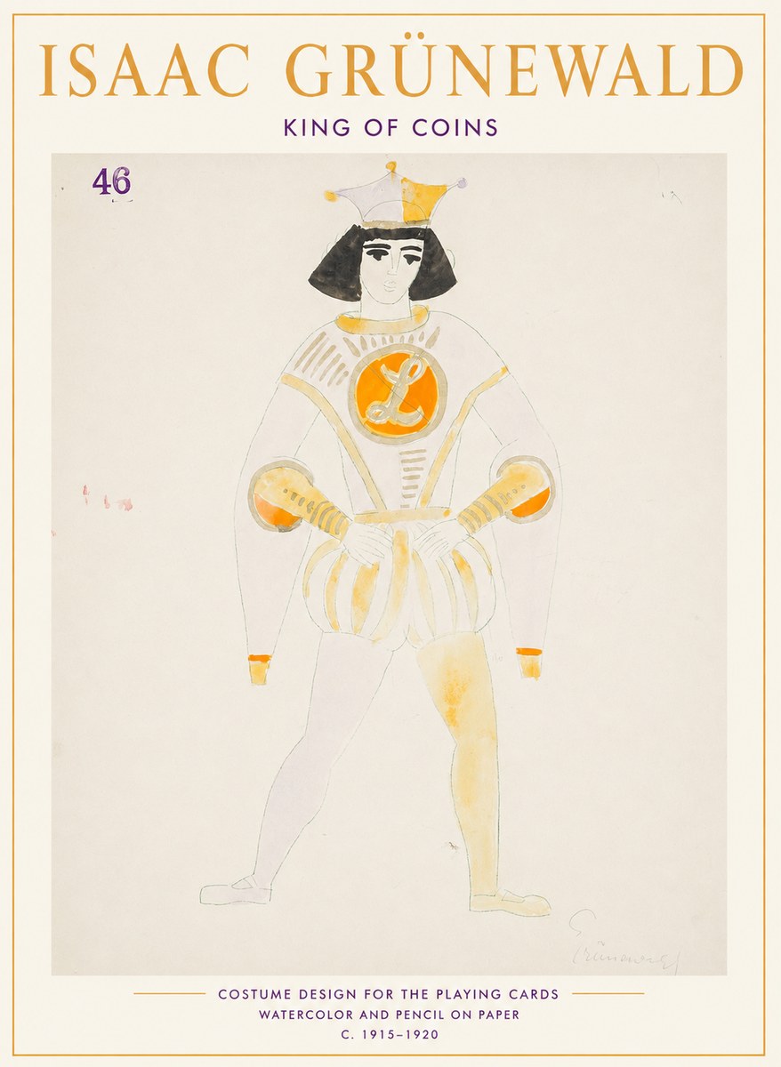 Isaac Grünewald King of Coins No1 - Poszter
