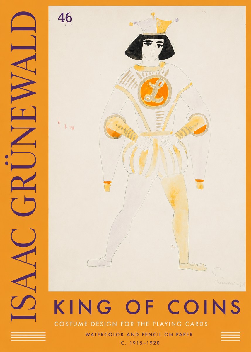 Isaac Grünewald King of Coins No2 - Poszter