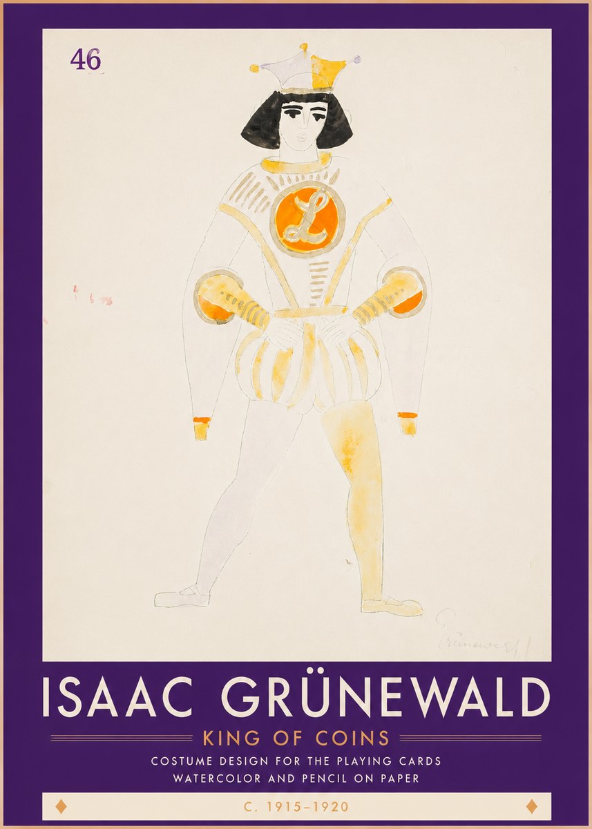 Isaac Grünewald King of Coins No3 - Poszter