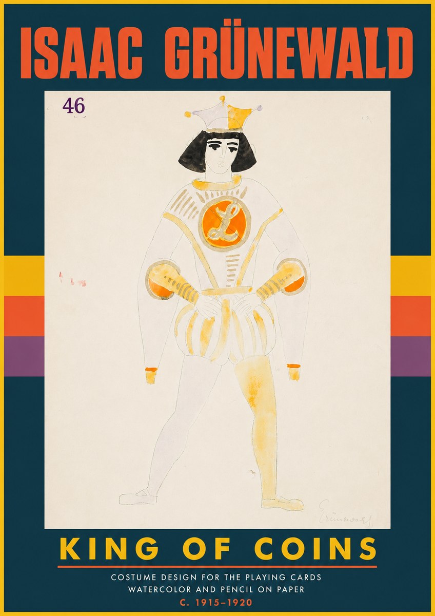 Isaac Grünewald King of Coins No4 - Poszter