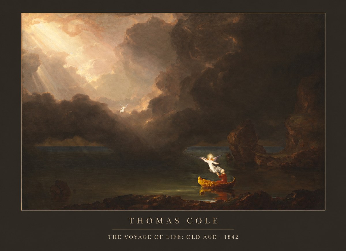 Thomas Cole The Voyage of Life: Old Age IV No6 - Poszter