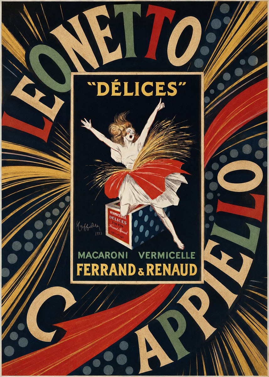 Leonetto Cappiello Délices II No5 - Poszter