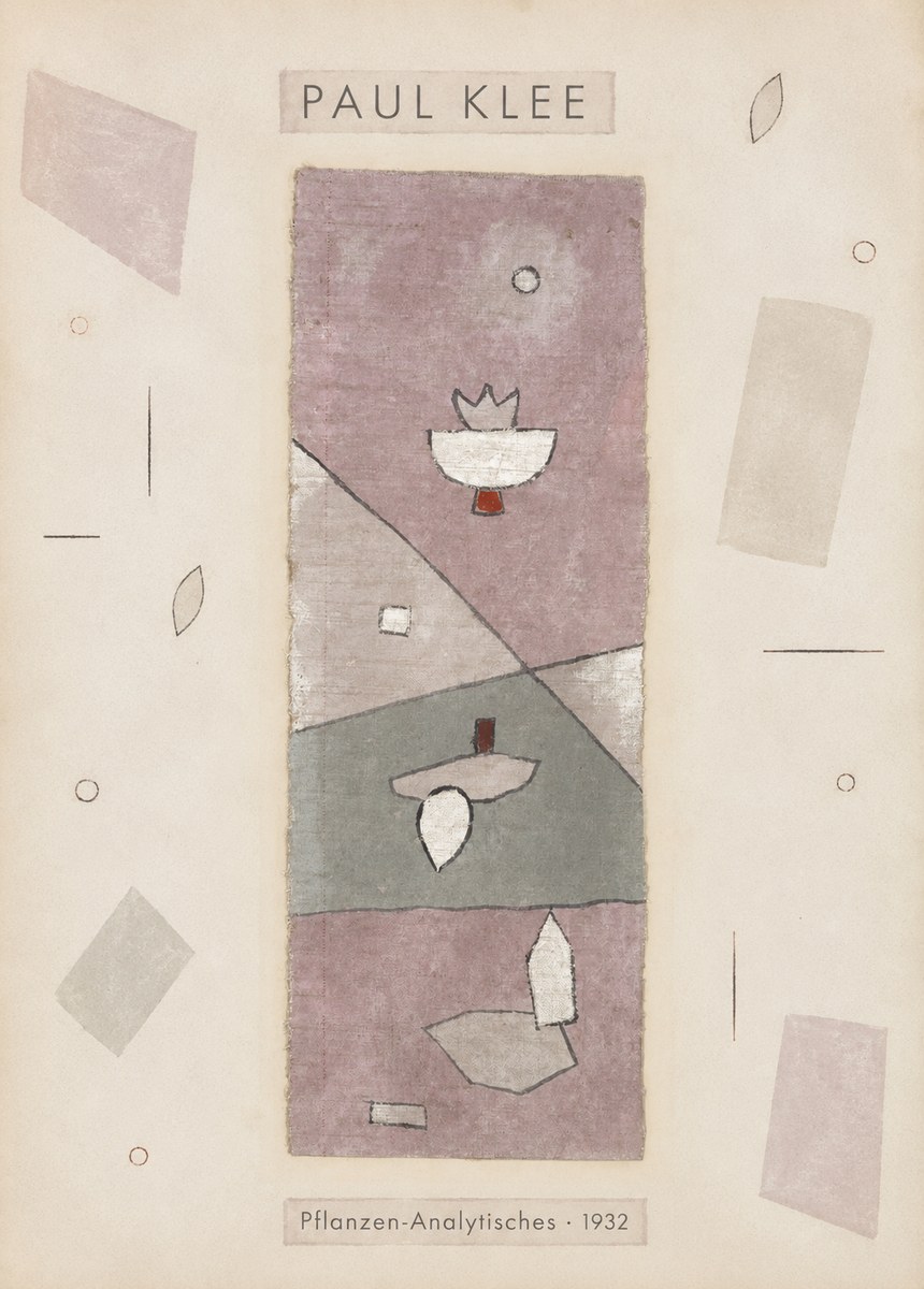 Paul Klee Pflanzen-analytisches No3 - Poszter