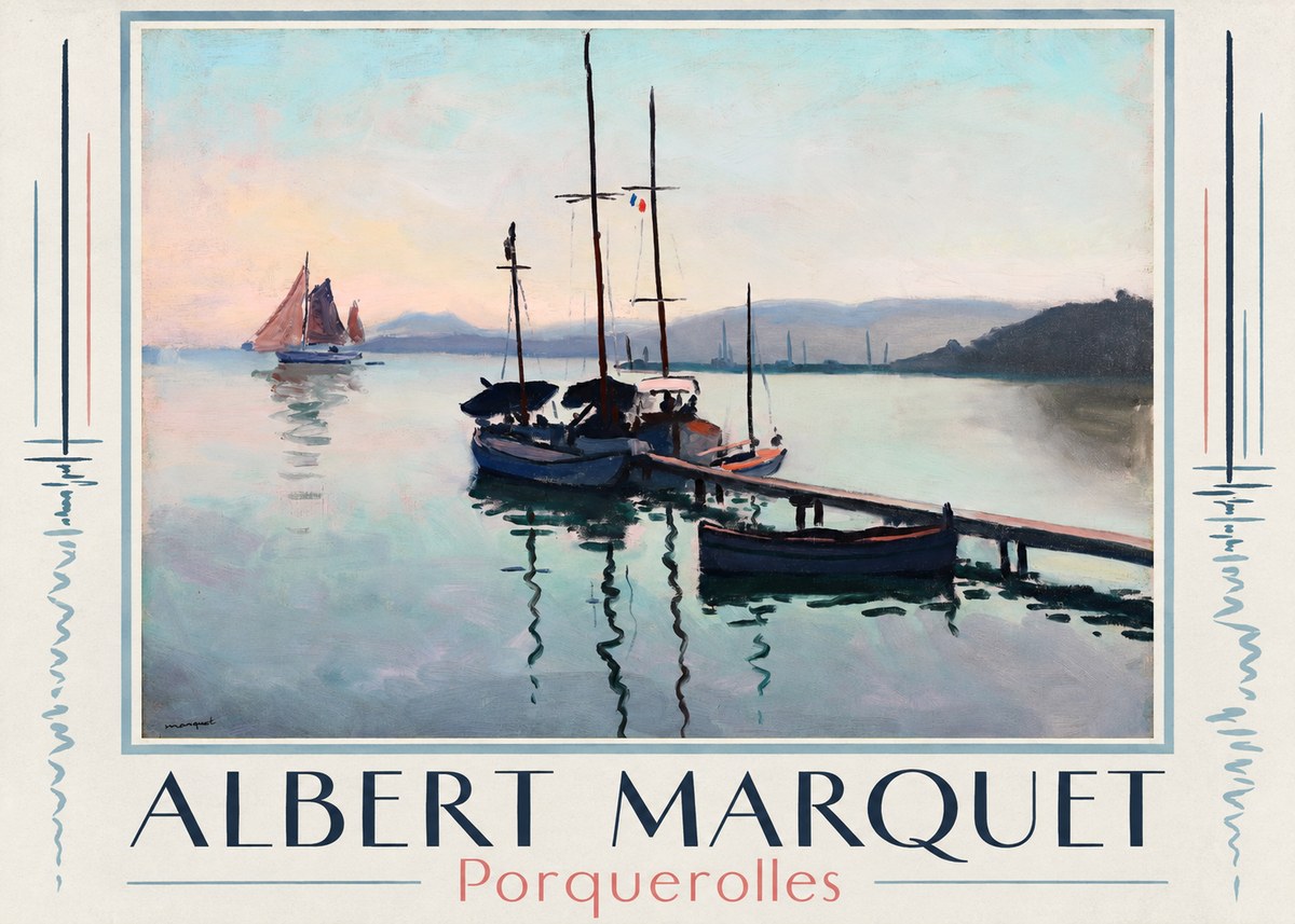 Albert Marquet Porquerolles No1 - Poszter