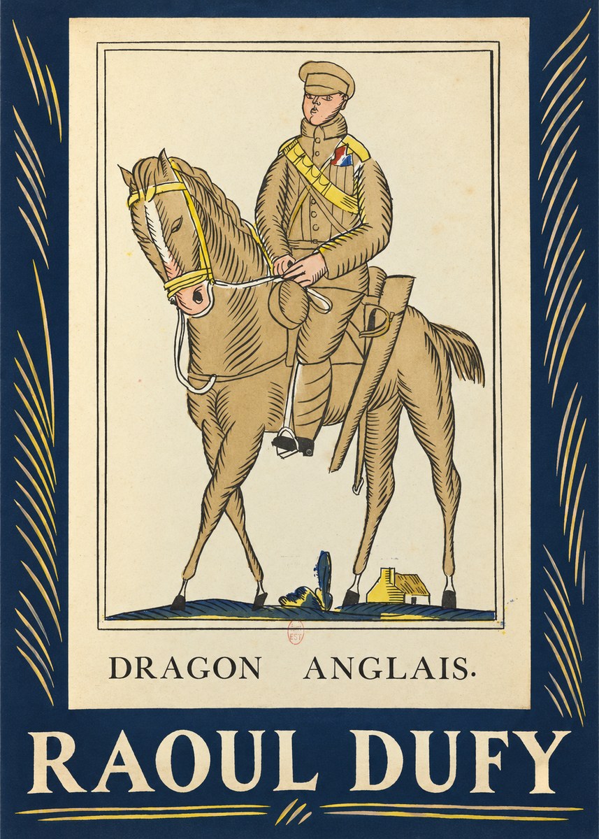 Raoul Dufy Dragon Anglais No3 - Poszter