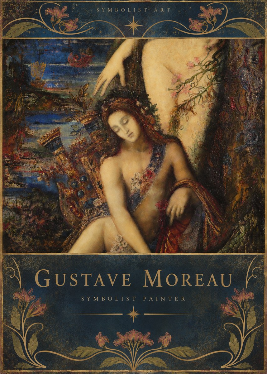 Gustave Moreau Symbolist Painting No6 - Poszter