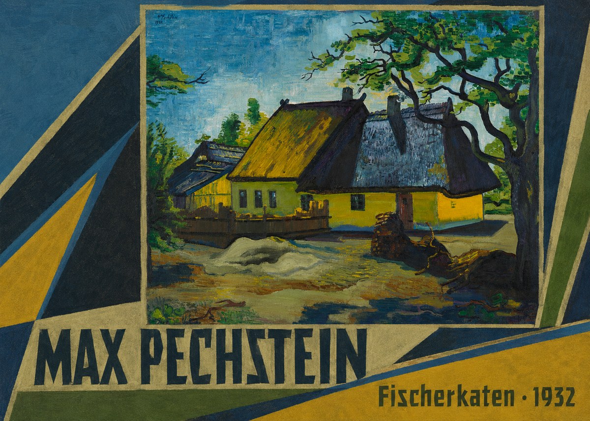 Max Pechstein Fischerkaten No2 - Poszter