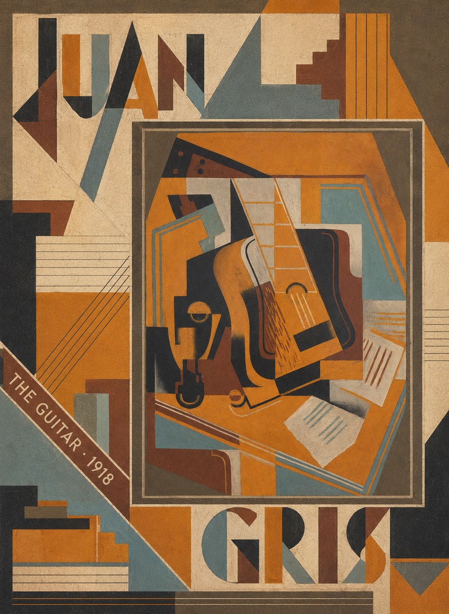 Juan Gris The Guitar No5 - Poszter