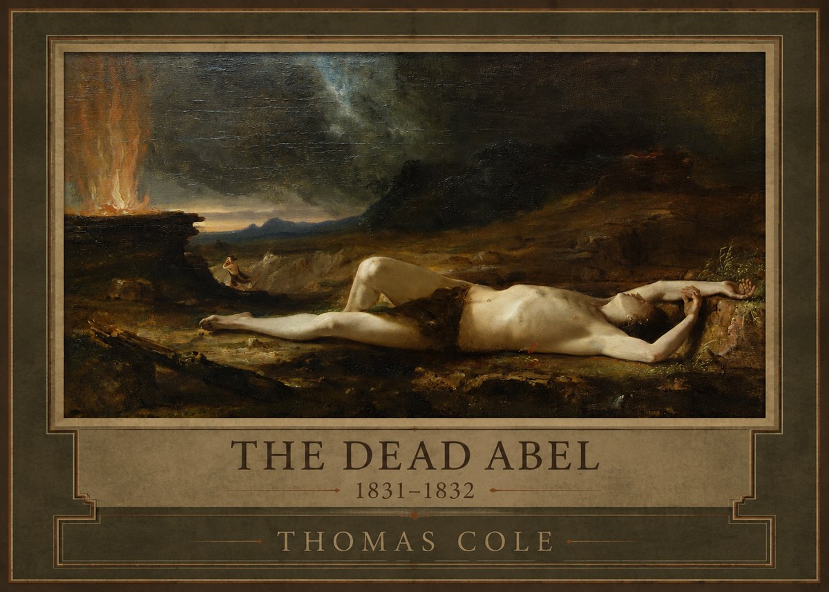 Thomas Cole The Dead Abel No1 - Poszter