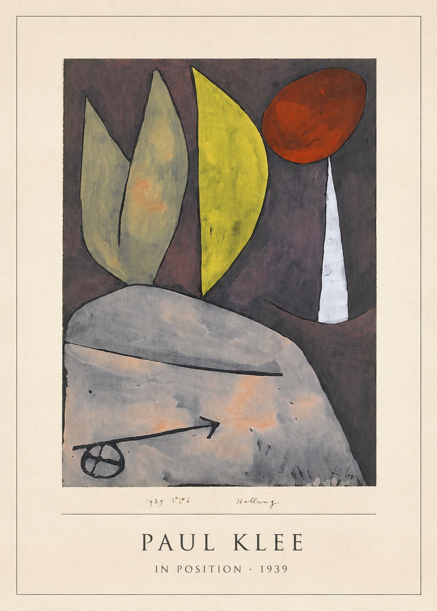 Paul Klee In Position No3 - Poszter