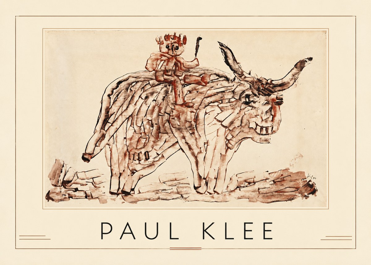 Paul Klee Bear Rider No1 - Poszter