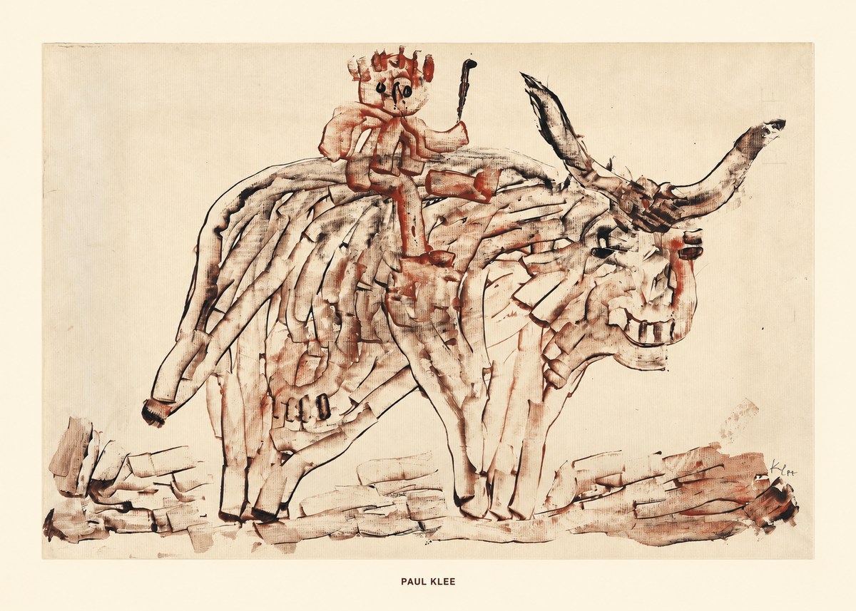 Paul Klee Bear Rider No6 - Poszter
