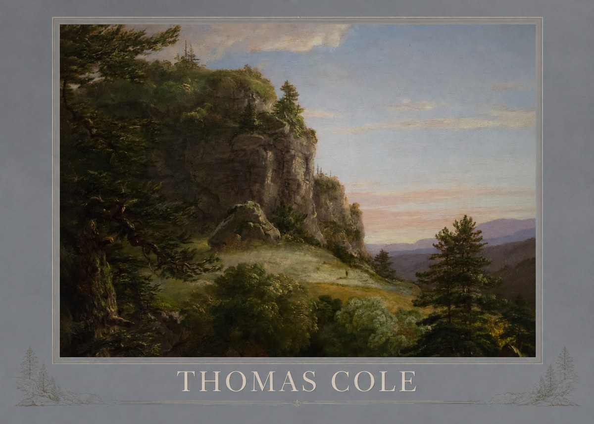 Thomas Cole Landscape, the Old Mill No2 - Poszter
