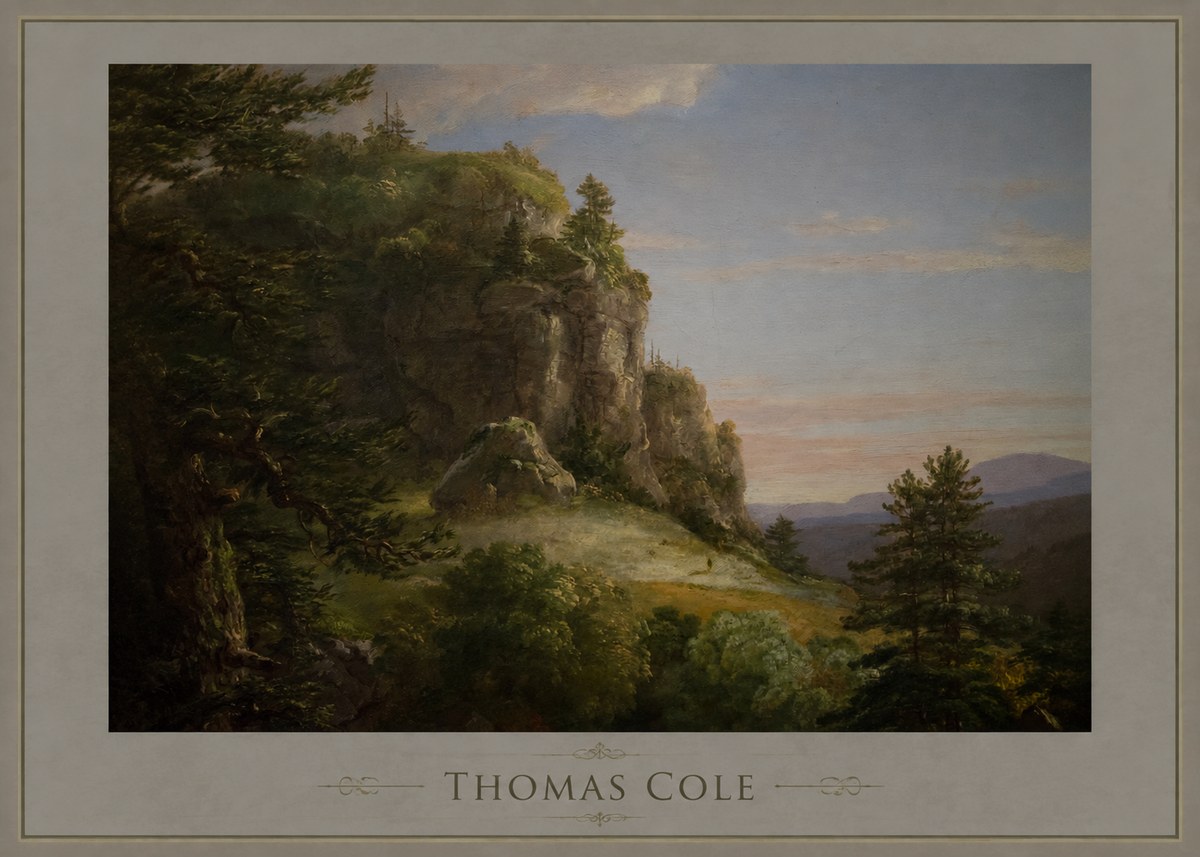 Thomas Cole Landscape, the Old Mill No6 - Poszter