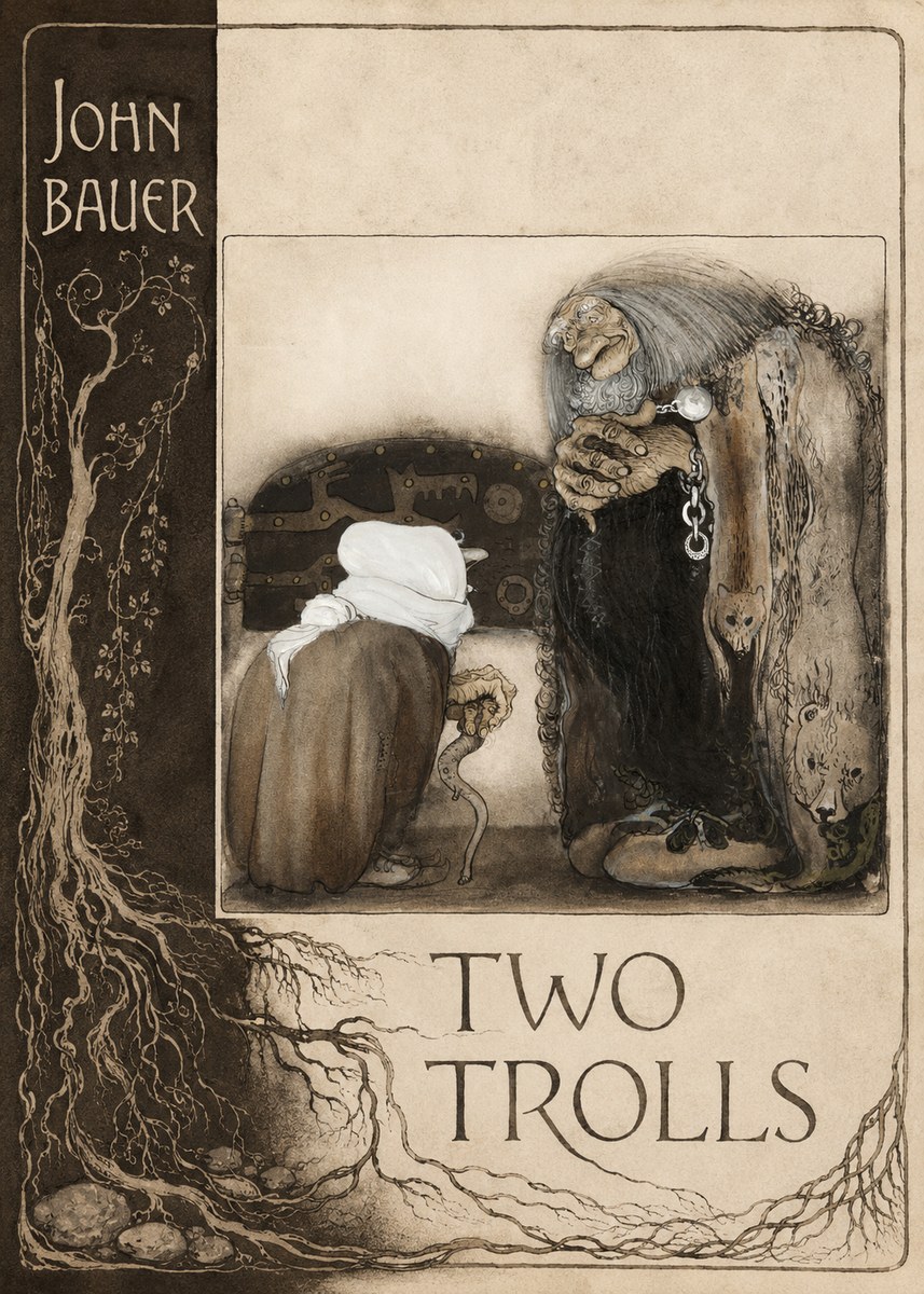 John Bauer Two Trolls No2 - Poszter