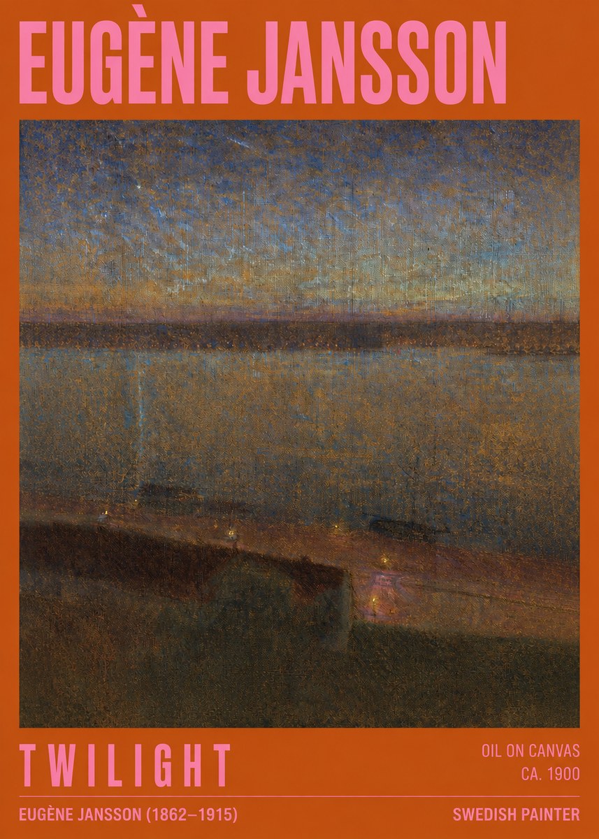 Eugène Jansson Twilight No2 - Poszter