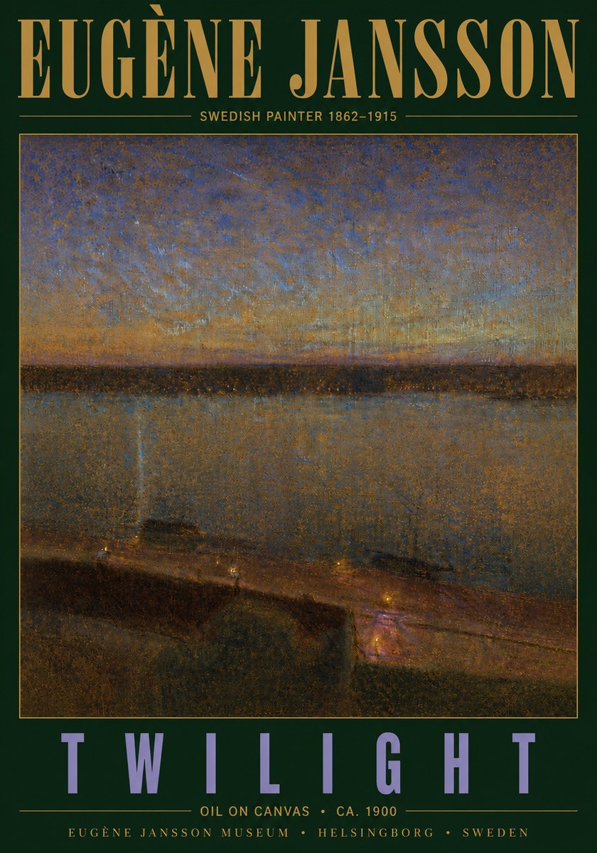 Eugène Jansson Twilight No5 - Poszter