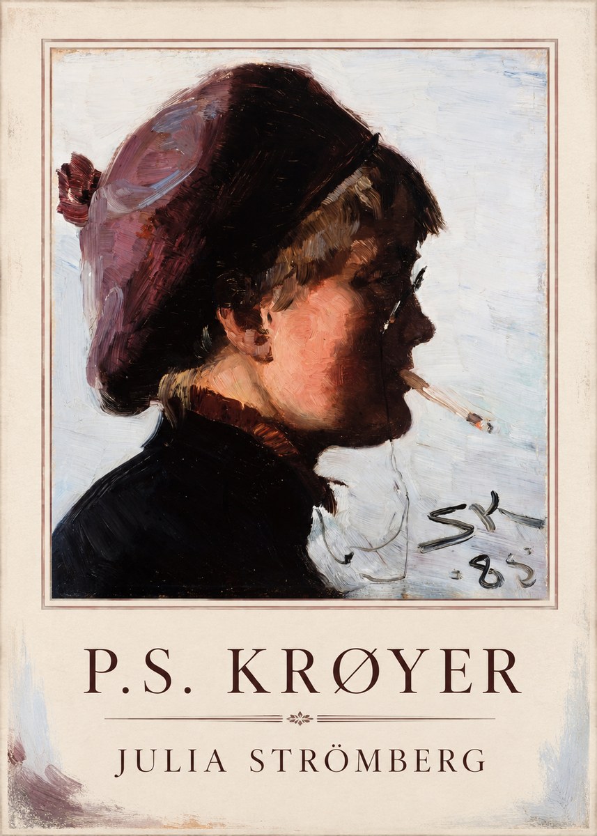 P.S. Krøyer Julia Strömberg No1 - Poszter