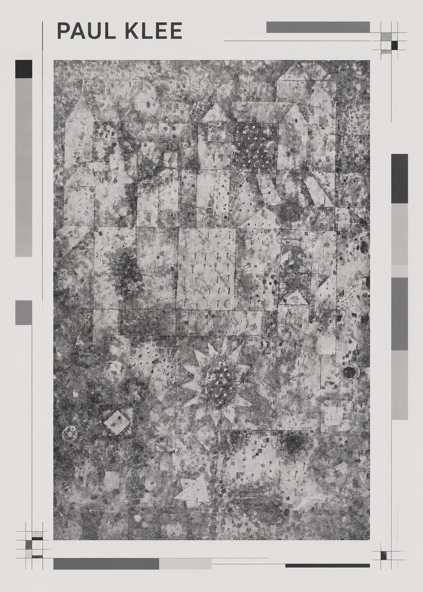 Paul Klee Town and Country No1 - Poszter