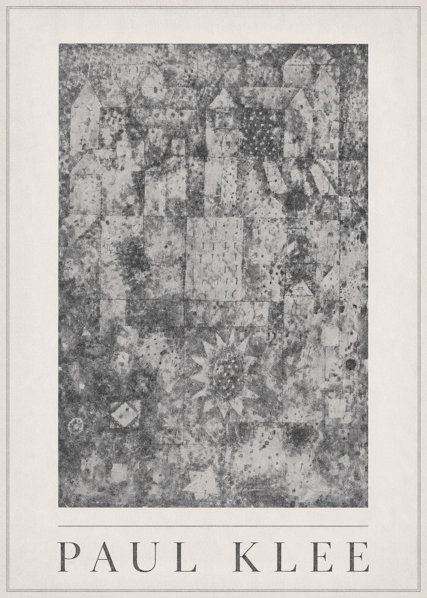 Paul Klee Town and Country No5 - Poszter