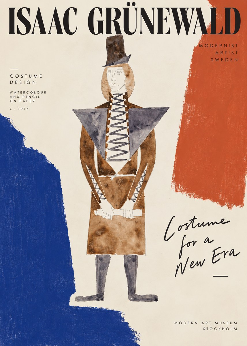 Isaac Grünewald Costume Design XIII No5 - Poszter