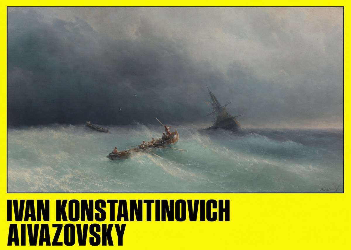 Ivan Konstantinovich Aivazovsky Shipwreck No4 - Poszter