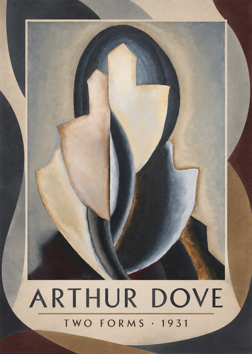 Arthur Dove Two Forms No1 - Poszter
