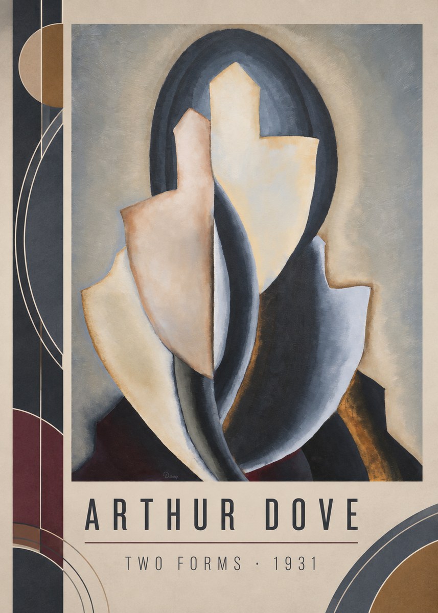 Arthur Dove Two Forms No2 - Poszter