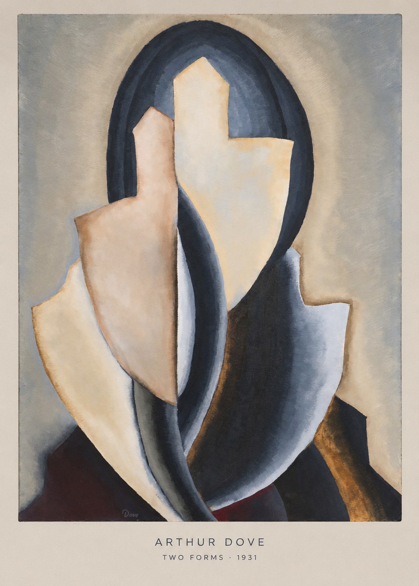 Arthur Dove Two Forms No6 - Poszter