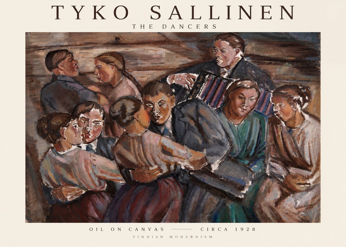 Tyko Sallinen The Dancers No1 - Poszter