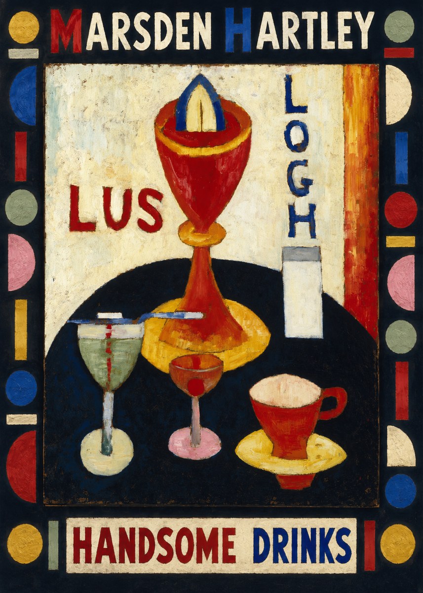 Marsden Hartley Handsome Drinks No3 - Poszter