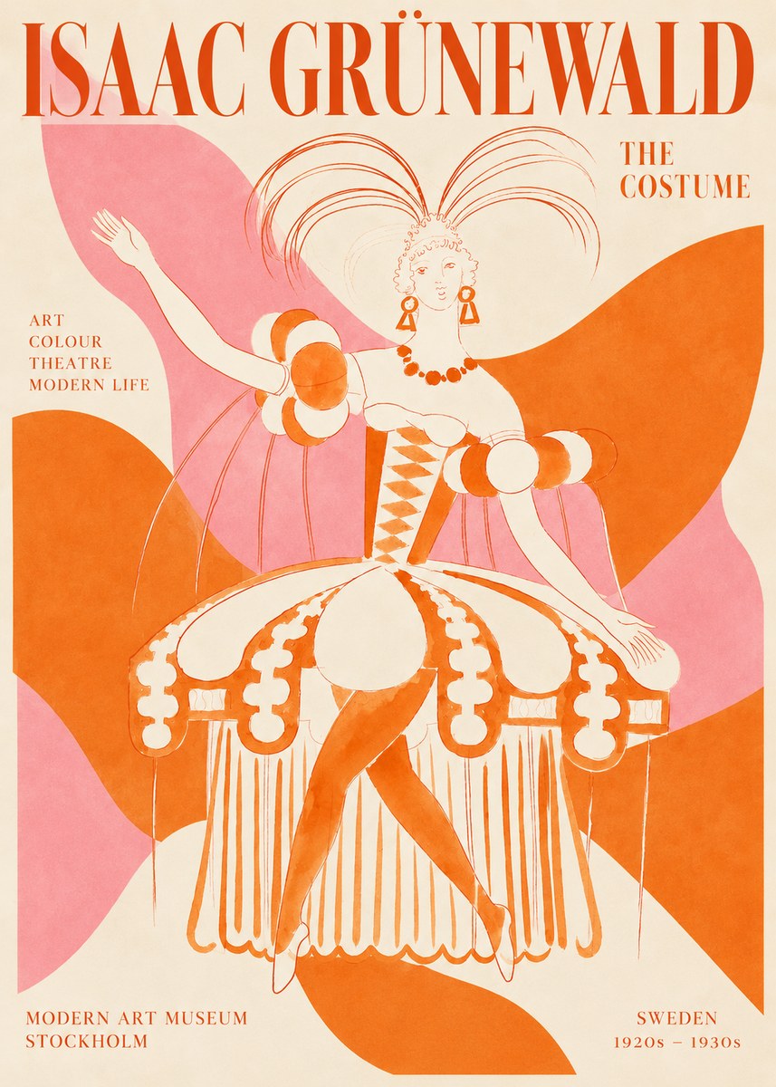 Isaac Grünewald The Costume II No2 - Poszter