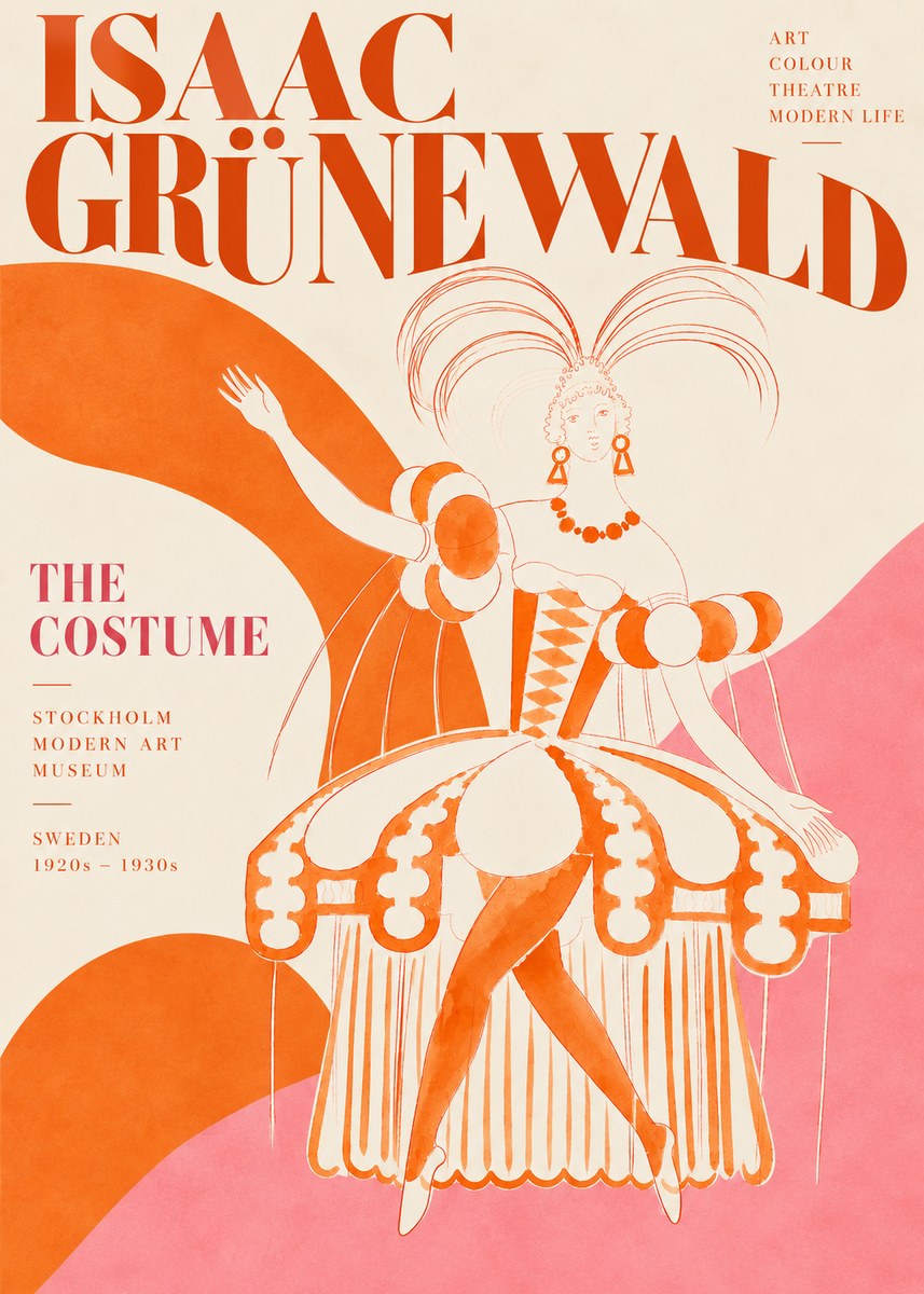 Isaac Grünewald The Costume II No5 - Poszter