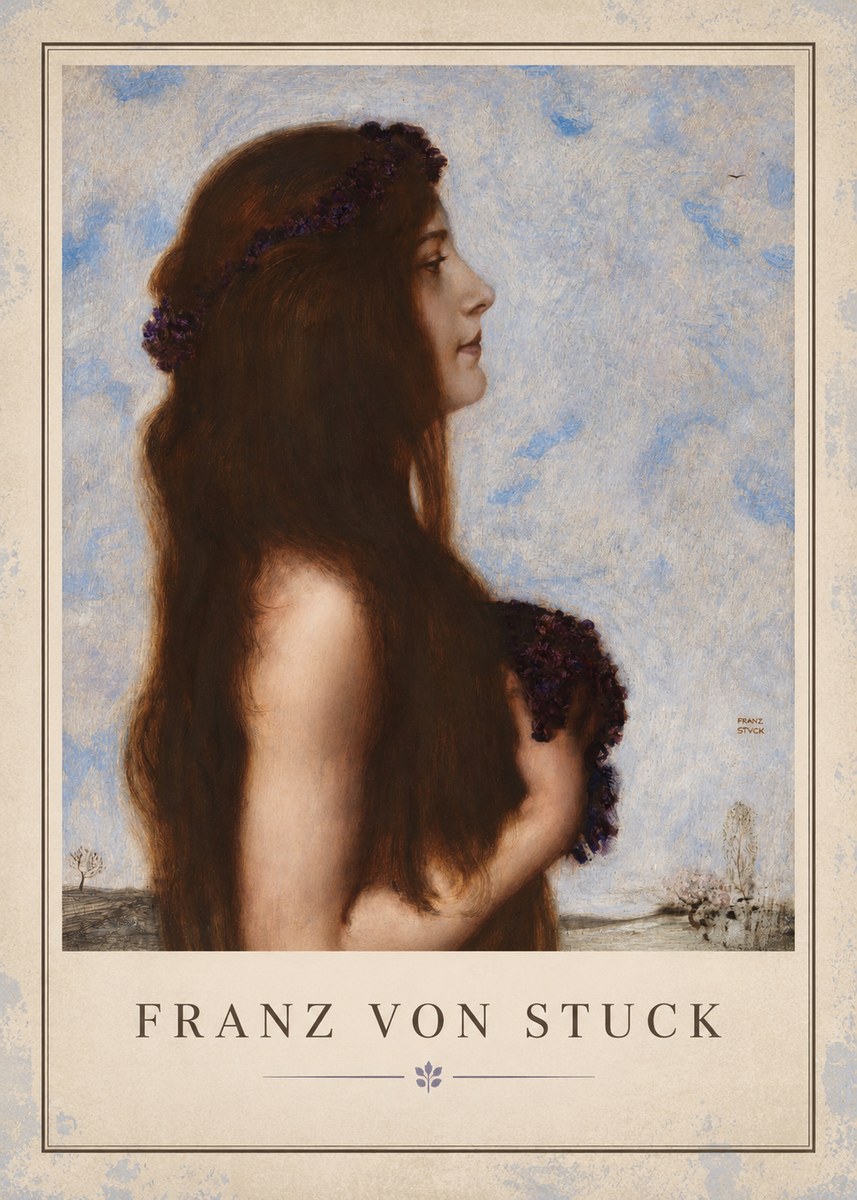 Franz von Stuck Frühlingsreigen No1 - Poszter