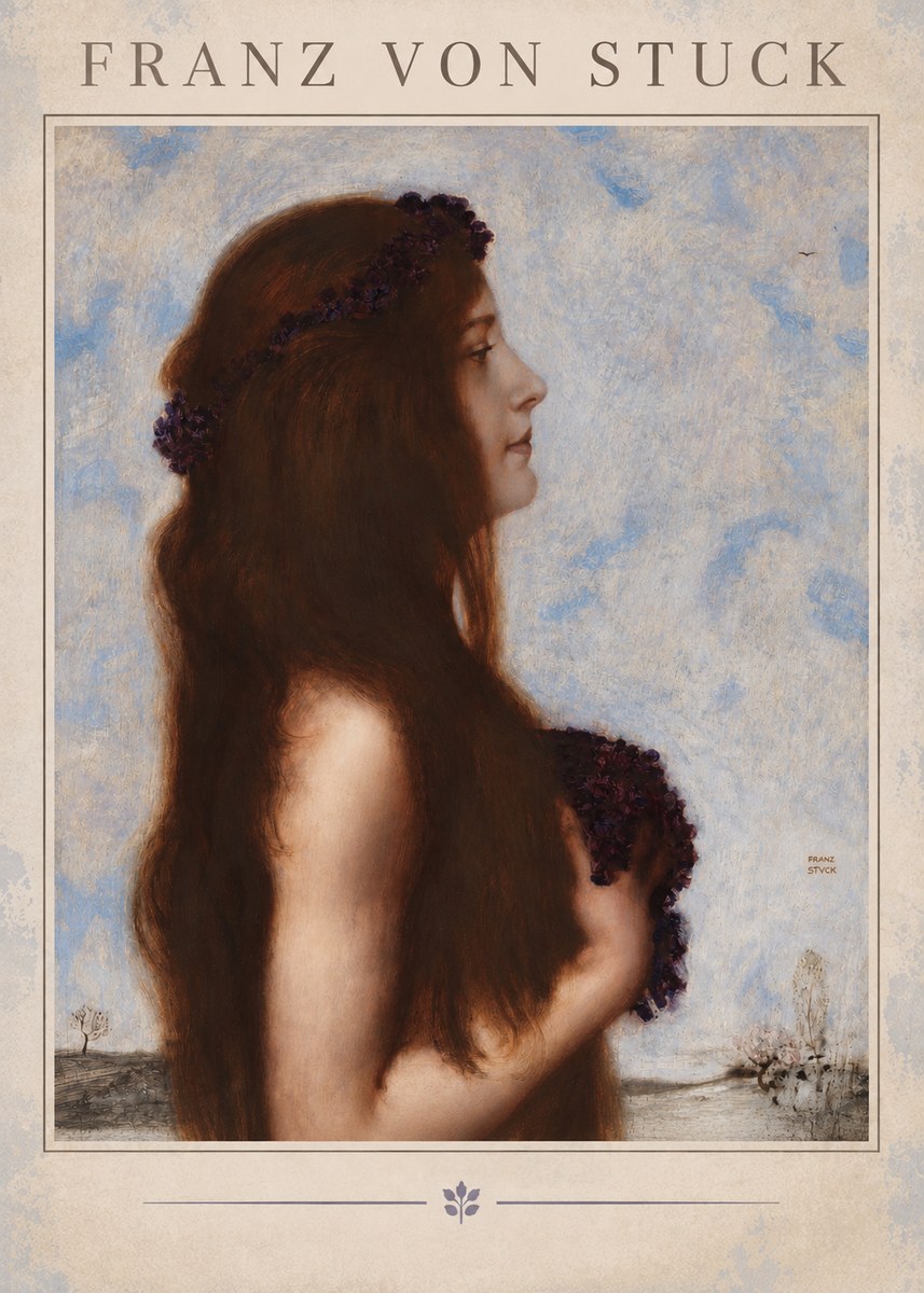 Franz von Stuck Frühlingsreigen No2 - Poszter